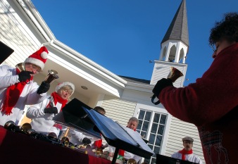 Bell ringers at Trinity Congregational church